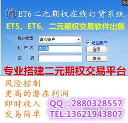 2015年二元期权软件开发趋势与创新